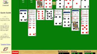 Freecell  Gamecolony [upl. by Eillod]