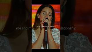 Lana singing doin time live lanadelreyedit fyp shorts [upl. by Enitsuga]