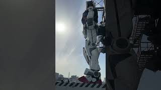 【横浜の動くガンダム】システムトラブルで動かなくなったガンダムをメンテナンスする様子GUNDAM FACTORY YOKOHAMA [upl. by Anahsat206]