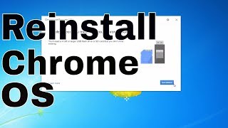 Reinstall the Chrome OS  Chromebook Recovery Utility [upl. by Gerick]