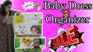 Babies dress organizer 🩷  Cute Cupboard  Malayalam  Worth for the money 🤑 [upl. by Imeaj]