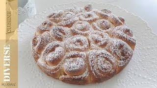 بريوش الرولي بمذاق رائع مع جميع النصائح لإنجاحه Brioche Flower [upl. by Lugo]