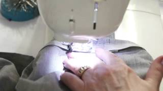 Hemming pants without a serger [upl. by Fortin]