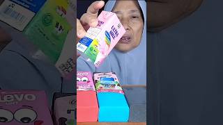 PUDING SUSU KOTAK CIMORY TAYO  CLEVO  VIDORAN XMART  ULTRA MILK mukbang asmr pudingsusukotak [upl. by Gnod]