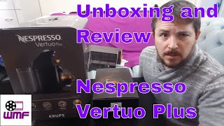 Unboxing and Review  Nespresso VertuoPlus Coffee Pod Machine [upl. by Anaira]