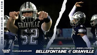 Granville Survives and Advances Against Bellefontaine 🏈 [upl. by Melessa]