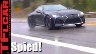 Is this the Undisguised 2018 Lexus LC Prototype Spied in the Wild [upl. by Caitrin]