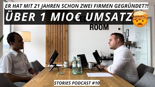 Wie ist das mit 21 Jahren Selbstständig zu sein  Stories Podcast Kevin Lennartz 10 [upl. by Yssis]