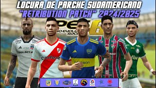 ✅ PARCHE 20242025 con TODAS las LIGAS SUDAMERICANAS  🔥  PES 6 quotRetribution Patchquot [upl. by Bevvy851]