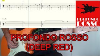 Profondo Rosso Deep Red  Guitar Tab  Classic Reloaded 96 [upl. by Islaen]