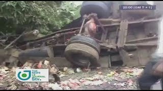 STV WEEKEND BILINGUAL NEWS 0800 PM  SERIOUS ACCIDENT near MUYUKA  19 DEAD  Samedi 19 Août 2017 [upl. by Karolyn]