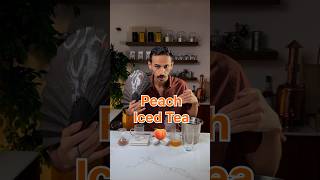 Peach iced tea ايسد تي بالخوخ 🍑 [upl. by Mervin]