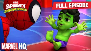 Lil Hulk  Full Episode  Spidey and His Amazing Friends  disneyjunior MarvelHQ [upl. by Yelnikcm780]