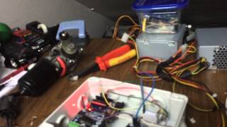 Probando Motor limpiaparabrisas 12vdc con arduino  IBT2  Xsim [upl. by Sykes]