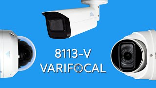 8113V  4K Varifocal Camera with 5x Zoom 15 FPS Tripwire IP67  Infographic [upl. by Oznofla]