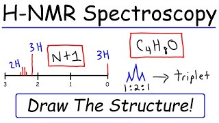 Proton NMR Spectroscopy  How To Draw The Structure Given The Spectrum [upl. by Irved]