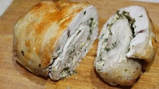 Куриный рулет с гремолатой  Chiken roulade with gremolata [upl. by Adnema]