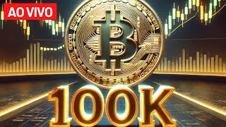 BITCOIN 100K VEM EXPLOSÃO NAS ALTCOINS  ANÁLISE CRYPTO 624  bitcoin eth criptomoedasaovivo [upl. by Werna410]