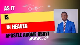 NIKOS 2024  As it is in Heaven  Apostle Arome Osayi  Day 4 [upl. by Bonita]