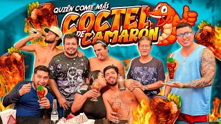 🔥UN DIA CON EL CREW RETOJORJAIS RETO QUIEN COME MAS RAPIDO COCTEL DE CAMARON🔥 [upl. by Buyer]