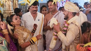 Madhu Gowda Lovely Moments in Marriage 😍  Madhu Gowda Nikhil Marriage Video Ramanagara [upl. by Eseneg]