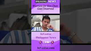 Police Misstep Warrant for Ken Chan Goes Unserved in Quezon City invastor [upl. by Otinauj]