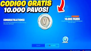 CODIGO de 10000 PAVOS GRATIS en FORTNITE 😱❓ Cuando FUNCIONARA el CODIGO TODA LA VERDAD [upl. by Bradman267]