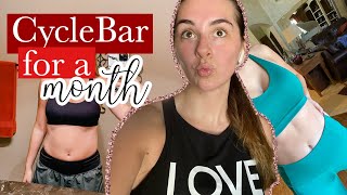 cyclebar for a month part 2  real results [upl. by Alaunnoif]