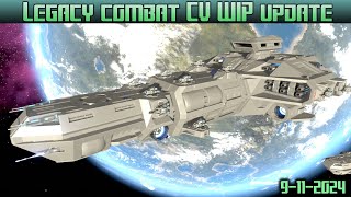 Empyrion Galactic Survival  Legacy combat CV WIP update 9112024 [upl. by Wilscam]