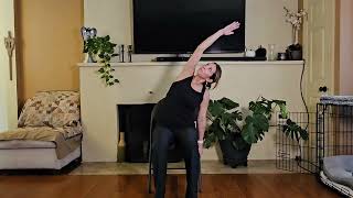 60 Minute Chair Yoga [upl. by Nobie]