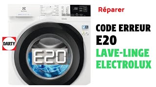 Mon lave linge Electrolux affiche le code erreur E20 [upl. by Kirsch]