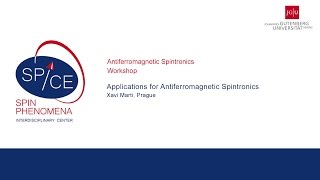 Talks  Antiferromagnetic Spintronics  Xavi Marti Prague [upl. by Durwood]