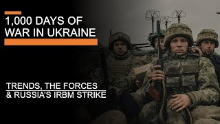 1000 Days of War in Ukraine  Russias IRBM Strike Trends amp The Forces after 1000 days [upl. by Ratib]