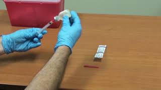 Vaccine Dose Preparation  Dose in 3 mL syringe with 1quot needle IM [upl. by Adnima805]