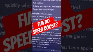 FIM do SPEED BOOST no EA FC 25 fc25 fifa fc25ultimateteam [upl. by Lorrayne]