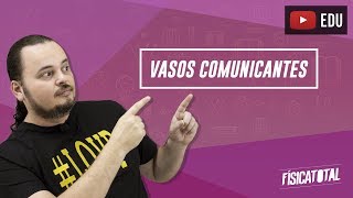 Vasos comunicantes  tubos em U  hidrostática  Física em Questões 079 [upl. by Kciwdahc]