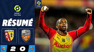 RC Lens  Lorient 20 Le Résumé  Ligue 1 202324  But de Elye Wahi  But de David Costa [upl. by Anurag]