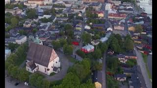 Porvoo Old Town Aerial [upl. by Einberger103]