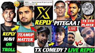 VIRU Reply MAVI😱 Tsunami DHAMKI Iflick🤬 Mavi  TEAMUP Matter🤯 Aditya TX COMEDY😯 Rajat Rajveer LIVE🔴 [upl. by Yrehc]