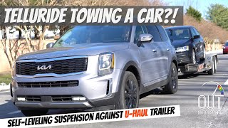 2022 Kia Telluride Towing Review 5000 Pound Test with UHaul Trailer [upl. by Eurydice641]