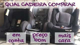 DICA CADEIRA DE CARRO PARA CRIANÇAS DE 0 A 4 ANOS  Vem com a Mãe [upl. by Ajidahk]