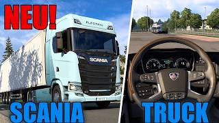 NEUER SCANIA S BEV  PROBEFAHRT in Euro Truck Simulator 2 [upl. by Adamson470]