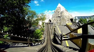 Tivoli Gardens Rutschebanen Roller Coaster POV Classic Wooden Scenic Railway [upl. by Aria]