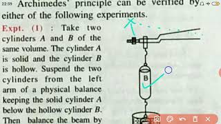 ARCHIMEDES PRINCIPLE Class 9 [upl. by Barfuss269]