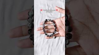 SMILEY 😄AND YIN YAN ☯️ BRACELET MAKING CRACKLE BEADS shorts braceletmaking jewellerymaking diy [upl. by Oremo]