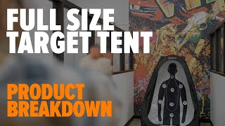 Product Breakdown Byrna Full Size Target Tent [upl. by Lleryd]