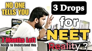 3rd Drop Reality  7 Months Left For NEET25  Dont Do This Again 😤  NEET Mentorship [upl. by Anirtep]