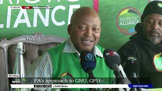 Patriotic Alliance briefing on new members partys policy on undocumented immigrants Kenny Kunene [upl. by Anayd184]