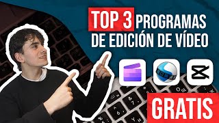 Los MEJORES PROGRAMAS para EDITAR VIDEOS en PC GRATIS ✅ TOP 3 EDITORES 2024 🔥 [upl. by Hayarahs47]