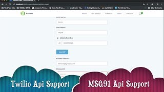 Plugin Demo  Twilio WordPress Plugin Orion OTP  Mobile Verification [upl. by Yrak]
